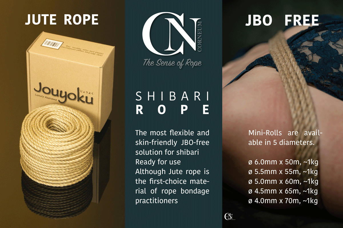 6 x 5,0mm 8m SHIBARI ROPE JUTE Corneum
