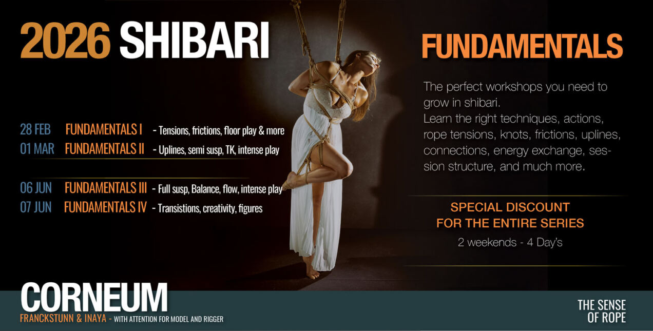 Tantra Shibari workshop. Connection,The Art of Shuuchinawa Workshop, Greeting ties, Newaza, Body handling, Yukimura, Kirigami, Hajime Kinoko, Midori, Kurogami, Ropunawa, Nikola, Osada, Naka, Hajime Kinoko, Osada Steve, Nawashi Kanna, Naka Akira, Yukinaga Max, Midori, Riccardo Wildties, Pedro, Luxuria, Yagami Ren, Gorgone, Gestalta, WykD Dave, Clover, Fuoco, Fred Hatt, Yoroi Ryu, Kazami Ranki, Sophia Rose, Ichinawa, Kubi-nawa, Te-nawa, Hiza-nawa, Muna-nawa, Kaikyaku, shibari workshop, hashira workshop, dynamic hashira, predicament, breath play, Corneum, Belgium, Lennik, Brussels