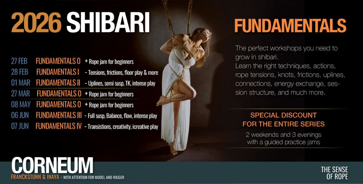 Tantra Shibari workshop. Connection,The Art of Shuuchinawa Workshop, Greeting ties, Newaza, Body handling, Yukimura, Kirigami, Hajime Kinoko, Midori, Kurogami, Ropunawa, Nikola, Osada, Naka, Hajime Kinoko, Osada Steve, Nawashi Kanna, Naka Akira, Yukinaga Max, Midori, Riccardo Wildties, Pedro, Luxuria, Yagami Ren, Gorgone, Gestalta, WykD Dave, Clover, Fuoco, Fred Hatt, Yoroi Ryu, Kazami Ranki, Sophia Rose, Ichinawa, Kubi-nawa, Te-nawa, Hiza-nawa, Muna-nawa, Kaikyaku, shibari workshop, hashira workshop, dynamic hashira, predicament, breath play, Corneum, Belgium, Lennik, Brussels